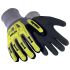 Uvex Helix 1095 Black, Yellow Nylon Abrasion Resistant, Cut Resistant, Puncture Resistant Glove, Size 5, XXS, Nitrile