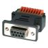 Exsys DB-9 Female Female to Terminal Block Female Adapter