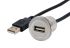 Exsys USB 2.0 USB A Female Female to USB A Male Adapter