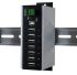 Exsys 7 Port USB 2.0 USB A, USB B  Hub, Terminal Connector Powered, 132.50 x 73.50 x 43.20mm