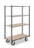 Manorga Trolley mit 4 Ebenen, 1310 x 600mm, max. 400kg