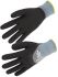 SINGER SAFETY NYMFIT01 Black, Grey Elastane, Polyamide General Handling, Logistic, Transport Work Gloves, Size 7,