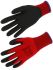 SINGER SAFETY NYMR15CFTN Black/Red Polyamide General Handling, Logistic, Transport Work Gloves, Size 9