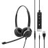 Sennheiser IMPACT SC 665 USB Black Wired 3.5 mm Jack, USB On Ear Headset