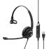 Sennheiser IMPACT SC 230 USB MS II Black Wired USB On Ear Headset