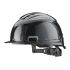 Milwaukee Bolt 100 Black Hard Hat with Chin Strap, Adjustable, Ventilated