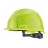 Milwaukee Bolt 100 Yellow Hard Hat with Chin Strap, Adjustable, Ventilated