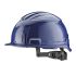 Milwaukee Bolt 100 Blue Hard Hat with Chin Strap, Adjustable, Ventilated