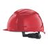 Milwaukee Bolt 100 Red Hard Hat with Chin Strap, Adjustable, Ventilated