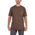 Milwaukee Brown 40% Polyester, 60% Cotton Short Sleeve T-Shirt, UK- L, EUR- L, Hi-Vis