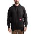 Milwaukee Midweight Black 30% Polyester, 70% Cotton Men Hoodie Jacket XXL