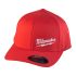 Milwaukee Red Standard Peak Bump Cap, Cotton, Polyester Protective Material