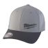 Gorra antigolpes Milwaukee de color Gris
