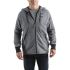 Chaqueta con capucha Milwaukee de color Gris, talla L, para Hombre, serie M12, Algodón, poliéster