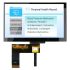 NEWHAVEN DISPLAY INTERNATIONAL NHD-7.0-800480AF-ASXP-CTP IPS TFT TFT LCD Display / Touch Screen, 7in, 800 x 480pixels