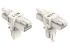 890 Series Female Lighting Connector, 3-Pole, Female, 3-Way, Plug-In Mount, 16A, IP20, IP40