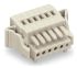 WAGO 733 Series Female Lighting Connector, 2-Pole, Female, 2-Way, Plug-In Mount, 6A