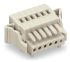 733 Series Female Lighting Connector, 7-Pole, Female, 7-Way, Plug-In Mount, 6A