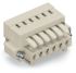 734 Series Female Lighting Connector, 4-Pole, Female, 4-Way, Plug-In Mount, 10A