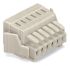 734 Series Female Lighting Connector, 5-Pole, Female, 5-Way, Plug-In Mount, 10A