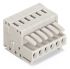 734 Series Female Lighting Connector, 11-Pole, Female, 11-Way, Plug-In Mount, 10A