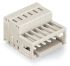 734 Series Male Lighting Connector, 5-Pole, Male, 5-Way, Plug-In Mount, 10A