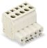 WAGO 722 Series Connector, 9P-Pole, Female, 9-Way, 14A