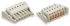 WAGO 2721 Series Female Lighting Connector, 7-Pole, Female, 7-Way, Plug-In Mount, 16A
