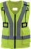 Gilet alta visibilità Giallo fluorescente Delta Plus, One Size, Traspirante, chiusura con Zipper