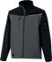 Giacca Softshell Nero, Grigio L per Uomo Impermeabile, antivento SOCCIA