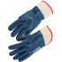 SINGER SAFETY NBR327T Blue Cotton Abrasion Resistant, Cut Resistant, Heat Resistant, Puncture Resistant, Tear Resistant