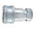 Parker Steel Female Hydraulic Quick Connect Coupling, BSP 3/8 Female