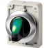 Eaton Series M30 Series 3 Position Selector Switch Head, 30mm Cutout, Green Handle