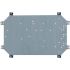Eaton xEnergy Safety Ci Series Galvanised Steel Plate, 375 x 250 x 3mm