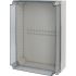 Eaton xEnergy Safety Series Light Grey Plastic General Purpose Enclosure, IP65, IK10, Transparent Lid, 500 x 375 x 225mm