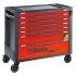 Armadietto per utensili BETA serie con ruote in ABS, 7 cassetti
