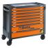 Armadietto per utensili BETA serie con ruote in ABS, 8 cassetti