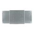 Eaton BPZ Series RAL 7035 Sheet Steel Mounting Plate, 205mm H, 725mm W, 125mm L for Use with Enclosure Mounting