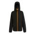 Regatta Professional TRF690 Black, Orange 100% Polyester Fleece Jacket XXXL