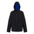 Regatta Professional TRA705 Unisex Softshell Jacke Schwarz/Blau, Größe XL