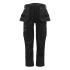 Pantaloni TRJ424 Nero Poliestere riciclato, lunghezza 31poll 31poll 79cm