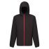 Regatta Professional TRF690 Black, Red 100% Polyester Fleece Jacket M