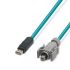 Phoenix ContactVS, 5m, Blue USB to USB, Aluminium/Polyester FoilShielded, Terminated Polyurethane Sheath