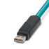 Phoenix ContactVS, 5m, Blue USB to USB, Aluminium/Polyester FoilShielded, Terminated Polyurethane Sheath