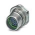 Phoenix Contact 10A电源连接器插座, 19 Position, 48V, IP67, 金属, 背面安装, 16240系列