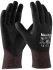 ATG MaxiCut Ultra Black Nylon, Polyester, Spandex, Tungsten, UHMWPE Cut Resistant Work Gloves, Size 9, NBR Coating