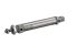 EMERSON ? AVENTICS Roundline Cylinder - 0822330219, 10mm Bore, 250mm Stroke, MNI Series, Double Acting