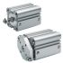 EMERSON ? AVENTICS Pneumatic Compact Cylinder - 0822391008, 20mm Bore, 60mm Stroke, KPZ Series, Double Acting