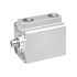 EMERSON ? AVENTICS Pneumatic Cylinder - R402005784, 80mm Bore, 10mm Stroke, KHZ Series, Double Acting