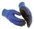 GUIDE GLOVES GUIDE 650 Black, Blue Elastane, Nylon, Polyurethane Mechanical Protection Work Gloves, Size 5,